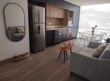Departamento · 50m² · 1 Habitación · 1 Estacionamiento · Br Cumbaya, Renta Suite 50 m con Linea Blanca