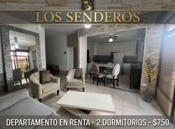 Departamento de 2 habitaciones, Guayaquil · 7761. Los Senderos - Ceibos, Alquilo Departamento 2 Dorm. $750.