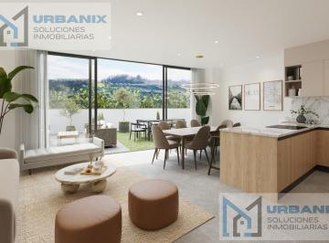 Departamento · 68m² · 1 Habitación · 1 Estacionamiento · Udla. Venta Suite con Amplia Terraza. Vista Frontal - por Estrenar
