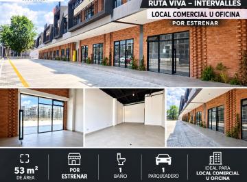 Local comercial , Quito · Ruta Viva – Intervalles | Renta Local Comercial U Oficina por Estrenar de 53 m²