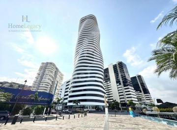 Oficina comercial · 62m² · 1 Estacionamiento · Alquiler de Oficina en The Point Guayaquil |puerto Santa Ana| Vista Al Río | Am