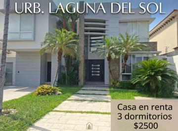Casa de 3 habitaciones, Guayaquil · 7799. Urb. Laguna del Sol - Via a Samborondon Km8, Alquilo Casa 3 Dorm. $2500.