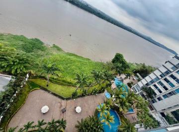 Departamento de 2 habitaciones, Guayaquil · Samborondón Km 4.5 River Towers Departamento Vista Al Rio en Venta.