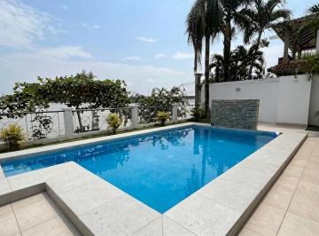 PISCINA CON VISTA AL RIO · Rrr Exclusiva Casa Al Río con Piscina | 6 Dorm. (Dormitorio en Pb) en Aquamarina, Samborondón