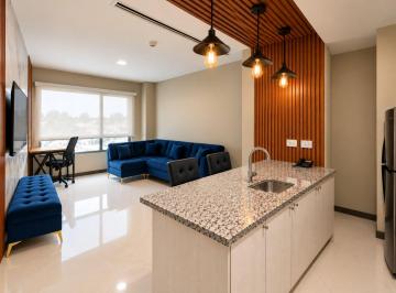 Departamento · 82m² · 1 Habitación · 1 Estacionamiento · Alquiler de Suite en Edificio Pacific Plaza, Ciudad Colon Gabr