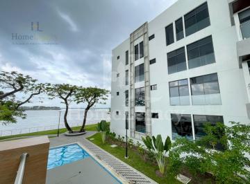 Departamento · 169m² · 4 Habitaciones · 2 Estacionamientos · Departamento en Venta en Samborondón Km 3 con Vista Al Río, 169 m² Am